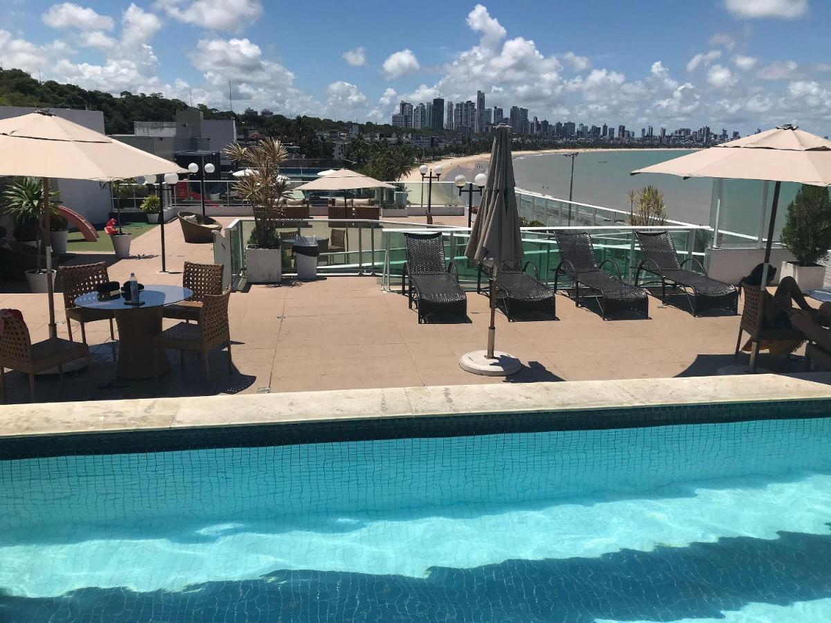 João Pessoa Bela Hospedagem - #Blue Sunset 501 - Conforto A Beira Mar De Cabo Branco 아파트 외부 사진